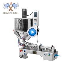 Pneumatic Piston Syrup Honey Filling Machine Bottle Filling Machinery